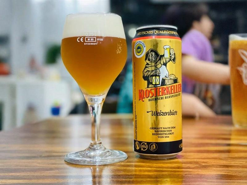 bia klosterkeller weizenbier 5.4%