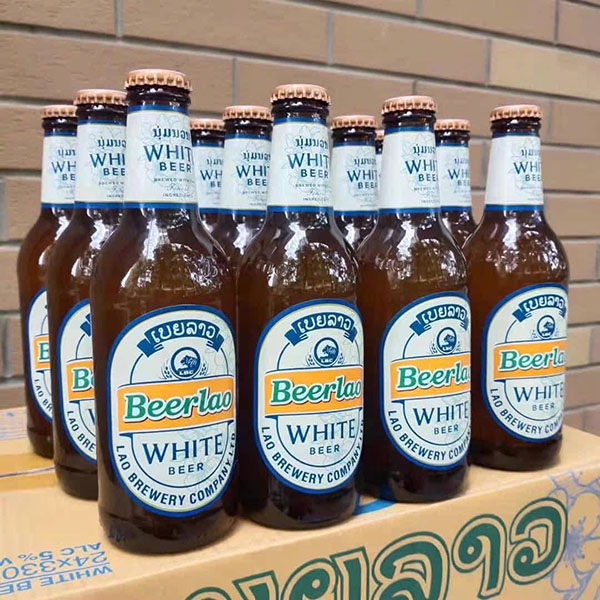 Bia lào white 330ml