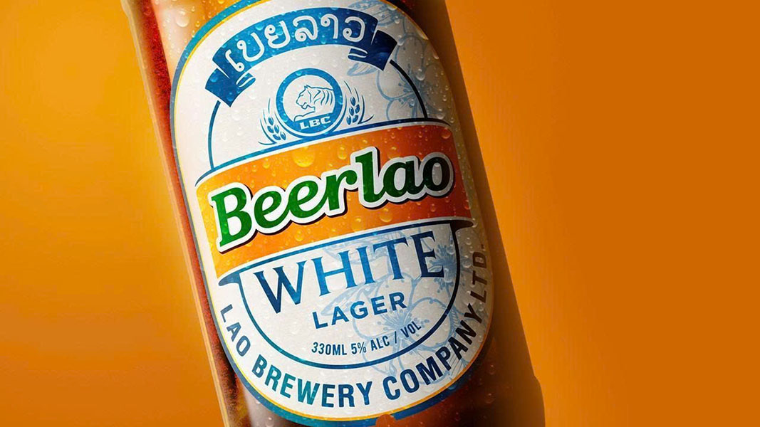 Bia lào white 330ml