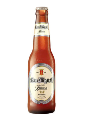 bia san miguel cerveza blanca 5.4%