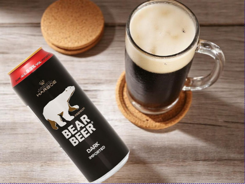Bia bear beer dark