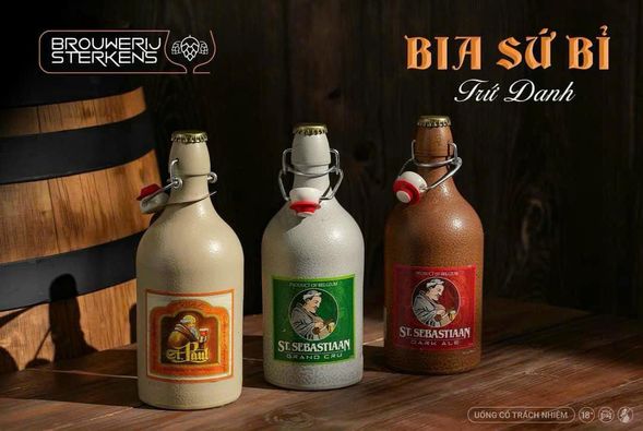 Combo bia sứ thầy tu 3 chai 500ml