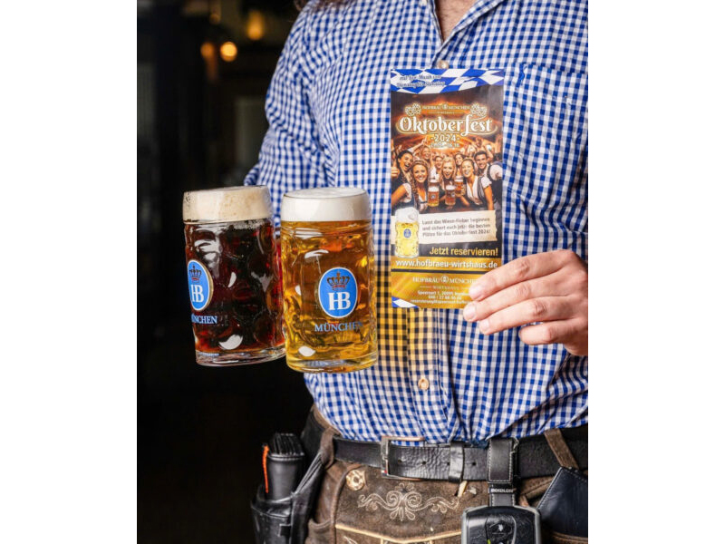 Bia hofbrau oktoberfest 6,3% đức bom 5l