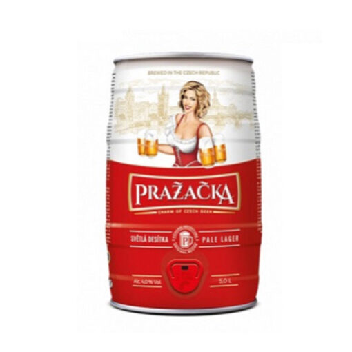 Bia prazacka pale lager 4% bom 5l