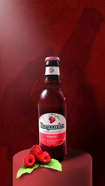 top bia hoa quả hoegaarden ngon nhất: rosée, peach chính hãng!