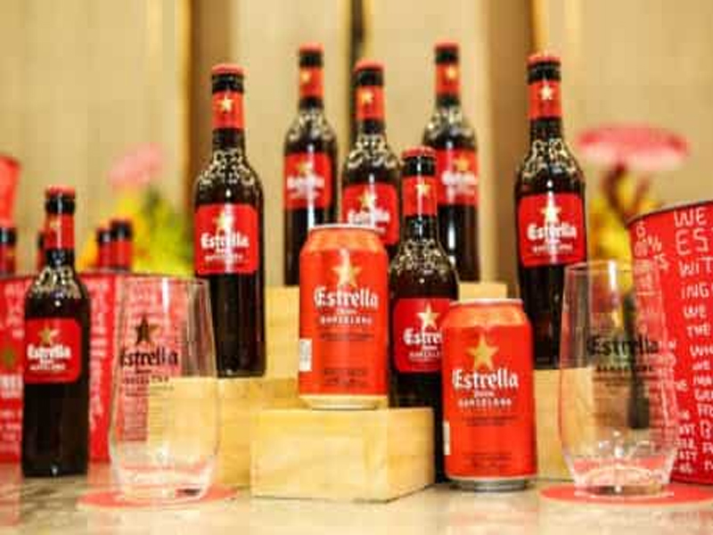 Bia lon estrella damm 5.4% 330ml