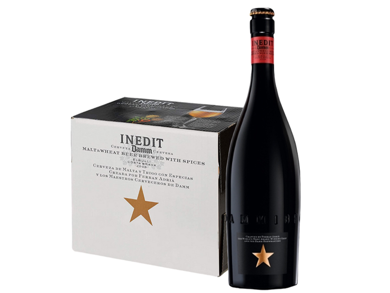 Bia tây ban nha Inedit damm 4,8% 750ml