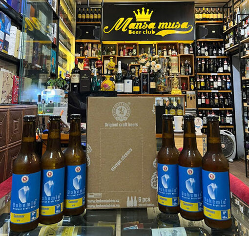 combo 6 chai bia bohemia summer apa