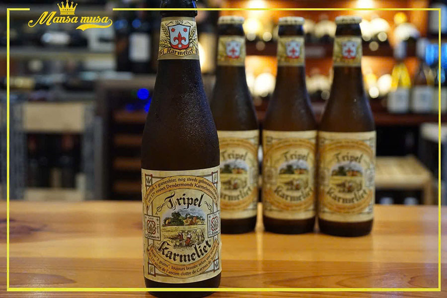 hộp quà tết 4 chai bia tripel karmeliet: đẳng cấp biếu tặng