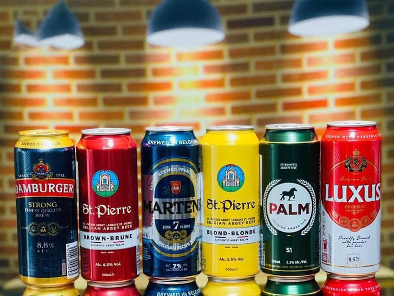 hộp quà 12 lon bia bỉ hộp quà 12 lon bia bỉ