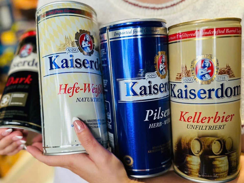 hộp quà 12 lon bia kaiserdom hộp quà 12 lon bia kaiserdom