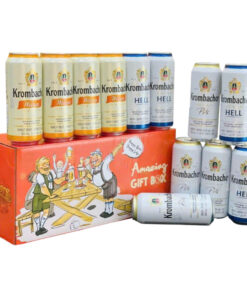 hộp quà 12 lon bia krombacher