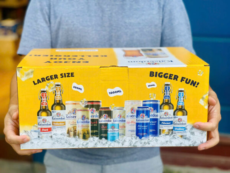 hộp quà 24 lon bia kaiserdom kellerbier