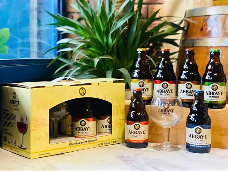 hộp quà 6 chai bia abbaye hộp quà 6 chai bia abbaye