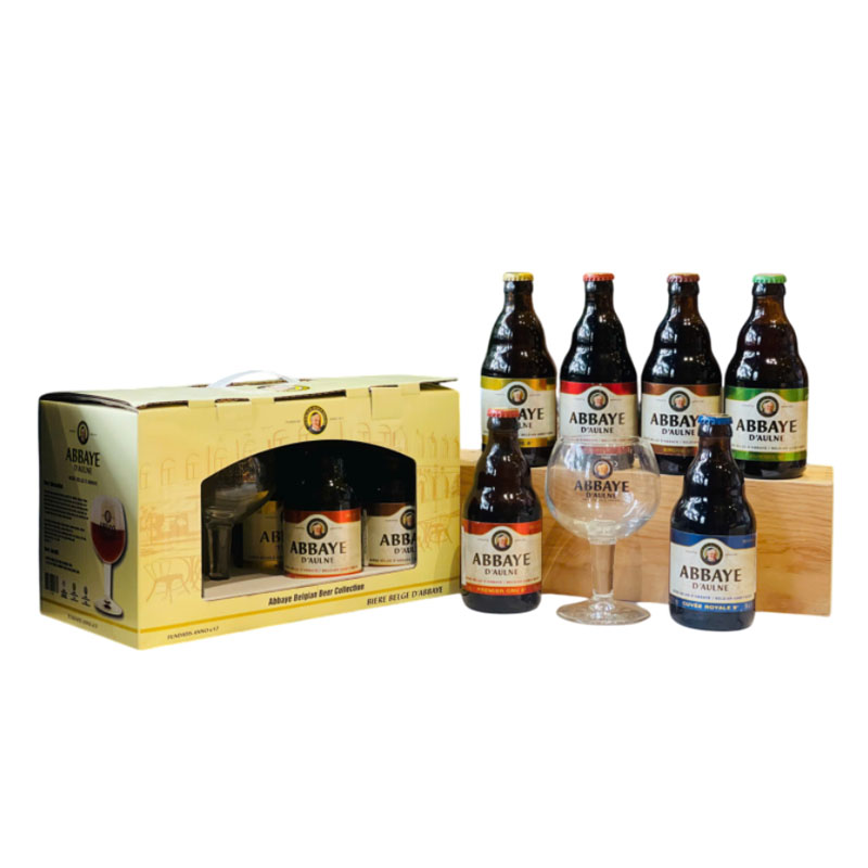 hộp quà 6 chai bia abbaye