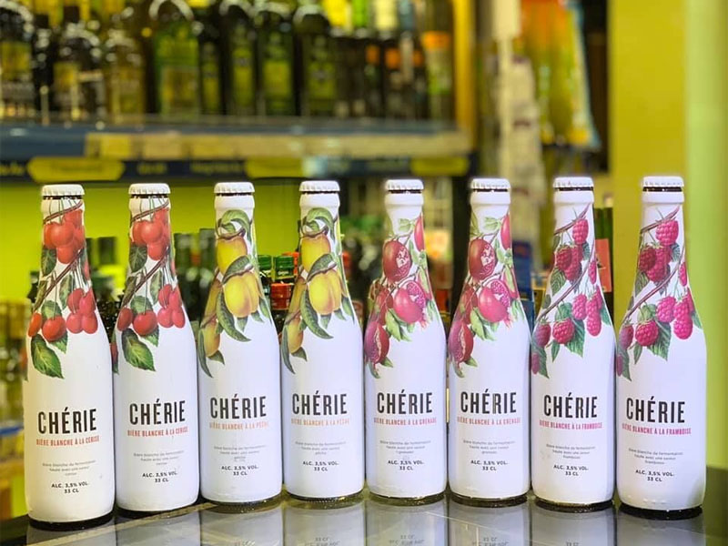 hộp quà 6 chai bia cherie hộp quà 6 chai bia cherie