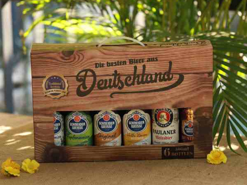 hộp quà 6 chai bia đức s hộp quà 6 chai bia đức s