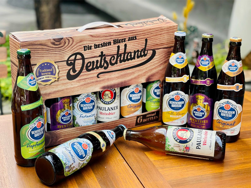 hộp quà 6 chai bia đức s hộp quà 6 chai bia đức s