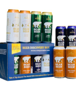 hộp quà 8 lon bia gấu