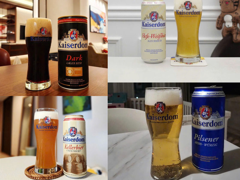 hộp quà 8 lon bia kaiserdom hộp quà 8 lon bia kaiserdom