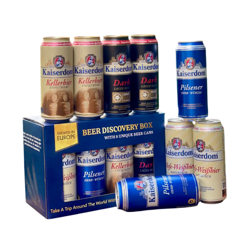 hộp quà 8 lon bia kaiserdom