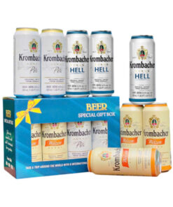 hộp quà 8 lon bia krombacher