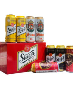 hộp quà 8 lon bia steiger tiệp