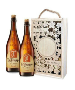 hộp quà bia la trappe tripel 750ml