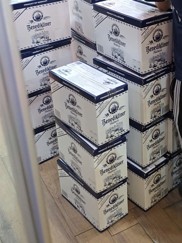 hộp quà bom bia benediktiner