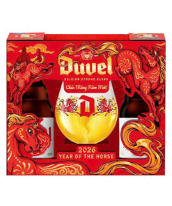 hộp quà tết 4 chai bia duvel