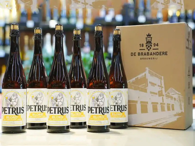 petrus blonde 750ml - bia bỉ xua tan nắng nóng mùa hè