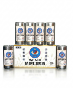 Bia Cổ Lão Gia Mataico trắng Trung Quốc lon 1Lx12