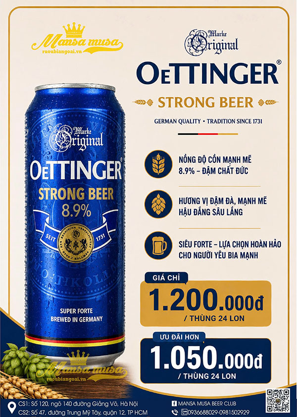 bia lon oettinger đức 8.9% bia lon oettinger đức 8.9%