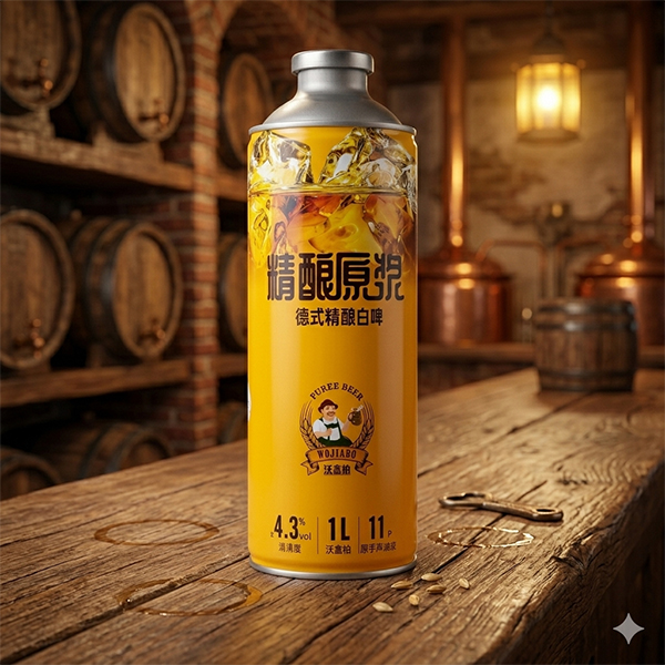 bia wojiabo german style refined 1 lít trung quốc