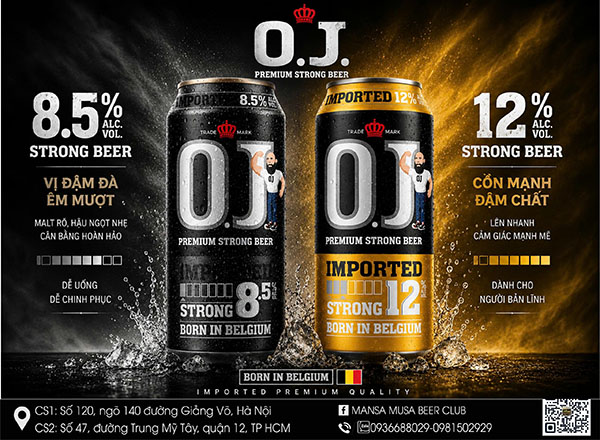 bia bỉ cao độ oj strong nhập khẩu chính hãng, giá tốt nhất