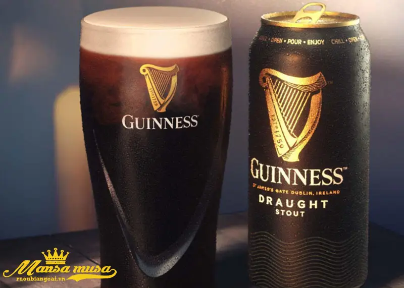bia lon guinness draught stout